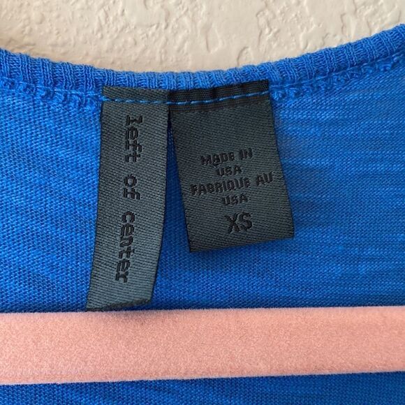 Anthro Left of Center Asymmetrical Hem MIDI Dress XS - Picture 4 of 9